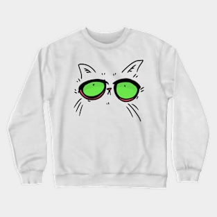 Cat stare Crewneck Sweatshirt